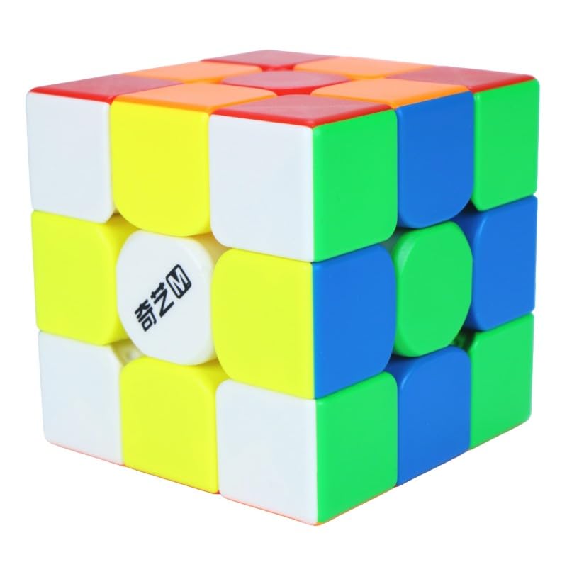 Image of QiYi Warrior M 3x3 Magnetic Stickerless Speed Cube - Smooth Turning Puzzle with Factory Magnets, Anti-Stick Design & Durable Frosted Surface - 56mm Lightweight 3x3x3 for Beginners & Practice
