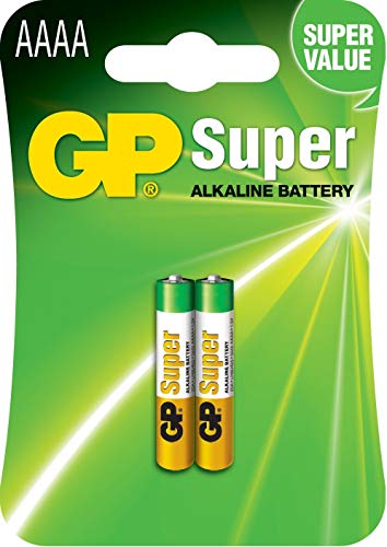 My Battery Supplier Replacement for GP AAAA Super Fresh Pack of 2 Super Alkaline 1.5V Batteries LR61 MN2500 EN96