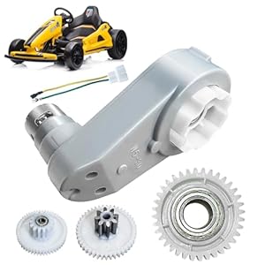 JRRXM 24 Volt RS775 High-Speed Motor Gearbox for Power Wheels Motor Upgrade,18V-24V High Torque Motor Gearbox for Ride on Car Kids Electric Vehicles Parts