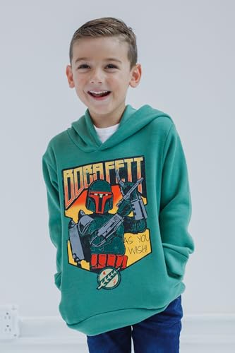 STAR WARS Boba Fett Fleece Pullover Hoodie Little Kid to Big Kid2