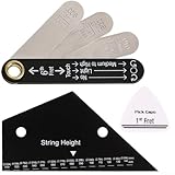 Réglage précis de votre son : la règle de hauteur de micro intégrée vous permet de régler facilement les micros de votre guitare pour obtenir la sortie tonale de votre instrument.