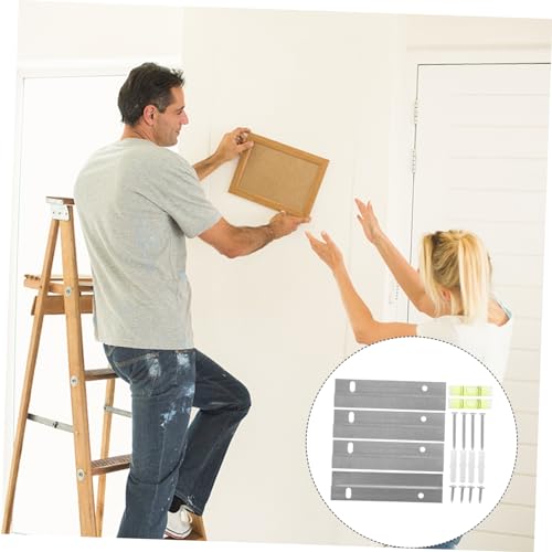 Image of Generic 6sets Heavy Duty Mirror Hangers and Picture Mounting Brackets Easy to Install Wall Hangers for Photos Art and Mirrors Design Expansion Screws