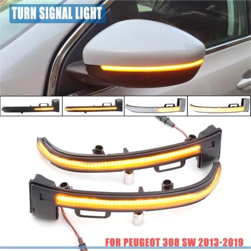 Clignotant LED dynamique Peugeot 308 II SW pour changer de file