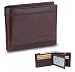 Admetus Men gifts Genuine Leather Short Zip Cowhide Wallet credit card ID Purses