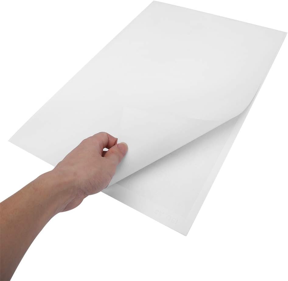 A3 18x12 Inch Non Slip Cutting Mat Durable Plotter Board for Crafting Scrapbooking DIY Projects White or Blue Color (White (weakly Sticky))