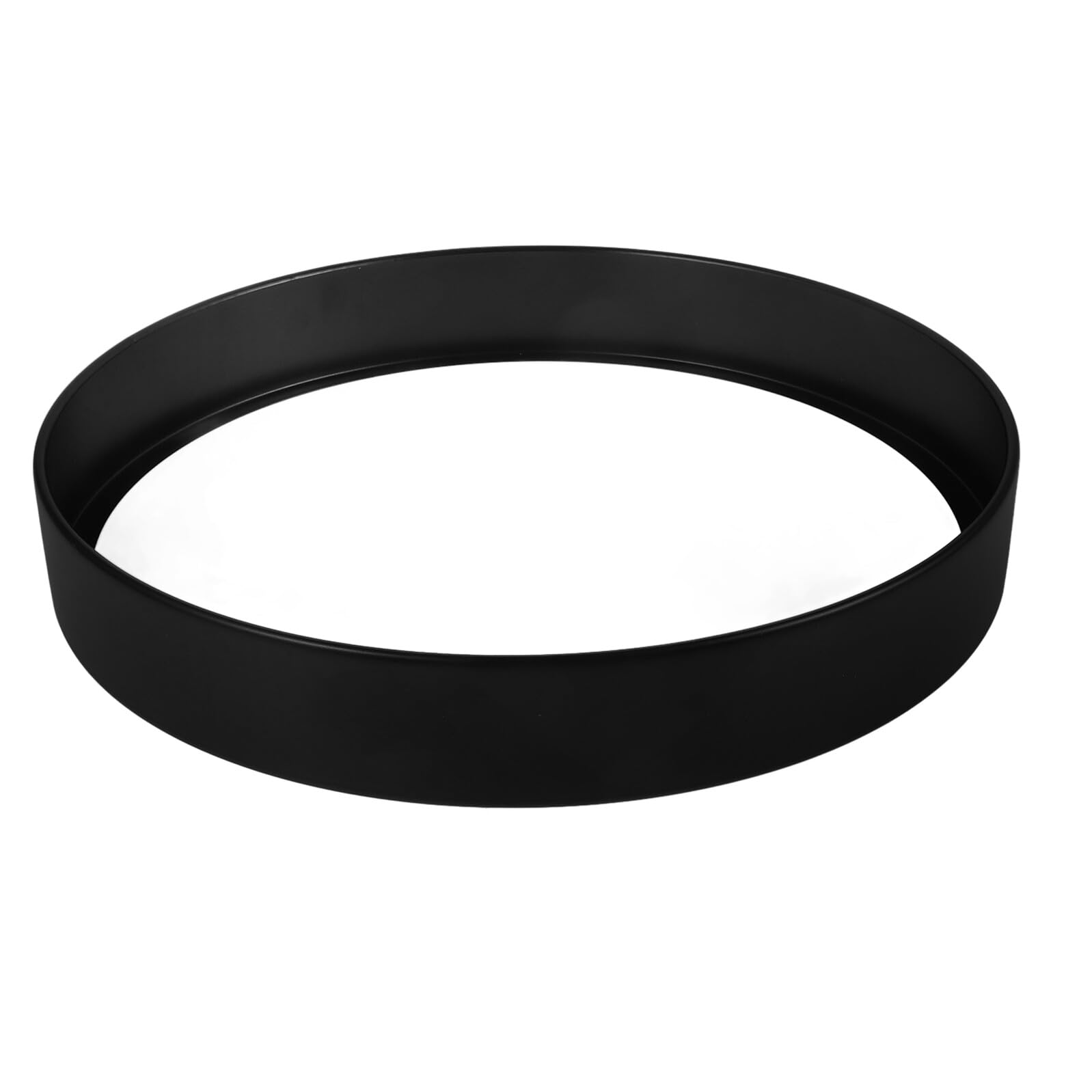 Cadre d'horloge murale design minimaliste Lurrose boîtier métal noir