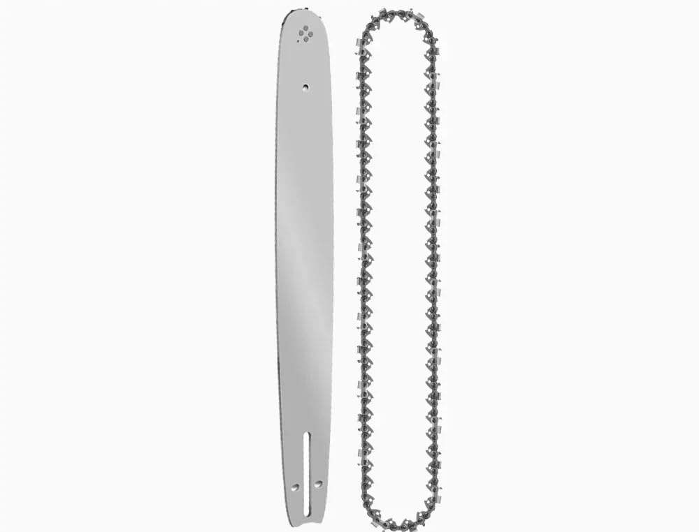 Chainsaw Chain, 16-inch Chainsaw Chain 64 Drive Links 0.325 inch Pitch 0.058 inch Gauge Rounded Cutters(16-inch Guide Plate)