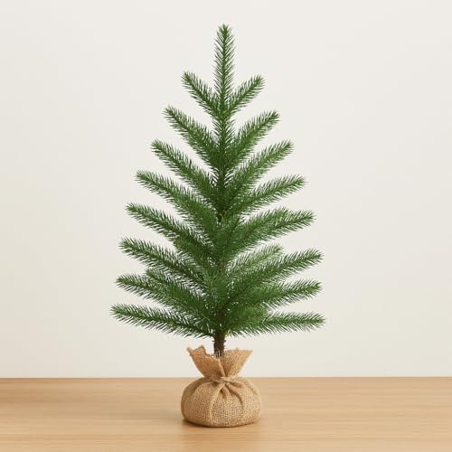Mini árbol de Navidad artificial 60cm解决空间不足的浓密松树 4