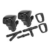 Boxonly Lot de 7 buses de lave-glace compatibles avec Toyota Sienna 2004-2010, Toyota Corolla 2004-2010, Toyota Solara 2004-2011, Toyota Tundra 2000-2003, OE 85381-AE020 avec connecteur de tuyau