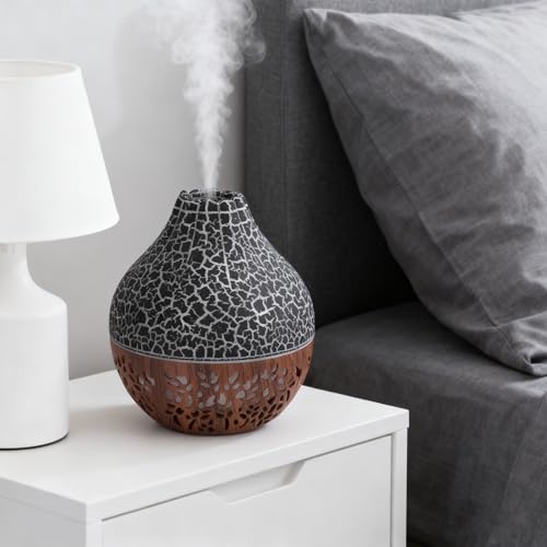 Humidificateur de diffuseur d'air et diffuseur d'huiles essentielles d'aromathérapie - 4
