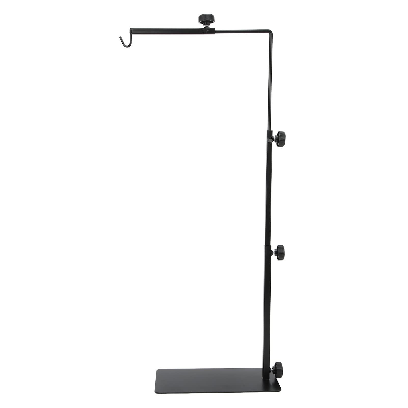 Stojak na lampę Gadów Regulowany Metalowy Uchwyt na lampę cieplną dla Płazów Jaszczurki Żółwie 23x41cm