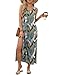 Summer Dresses for Women 2026 Maxi Dress Boho Flowy Long Hawaiian Dresses Travel Spring Outfits Cruise Essentials 2026 Resort Wear Beach Vacation Plus Size Clothes Floral Sundress Casual Green