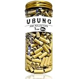 UBUNG 400 Pcs 7mm Pre Rolled Tips, Unbleached Rolling Paper Joints,Suitable for most Rolling Machine Pre Rolled Filter Tips