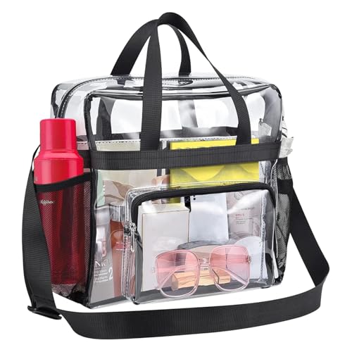 Bolso Tote Transparente para Estadio con Correa de Hombro miniatura 7