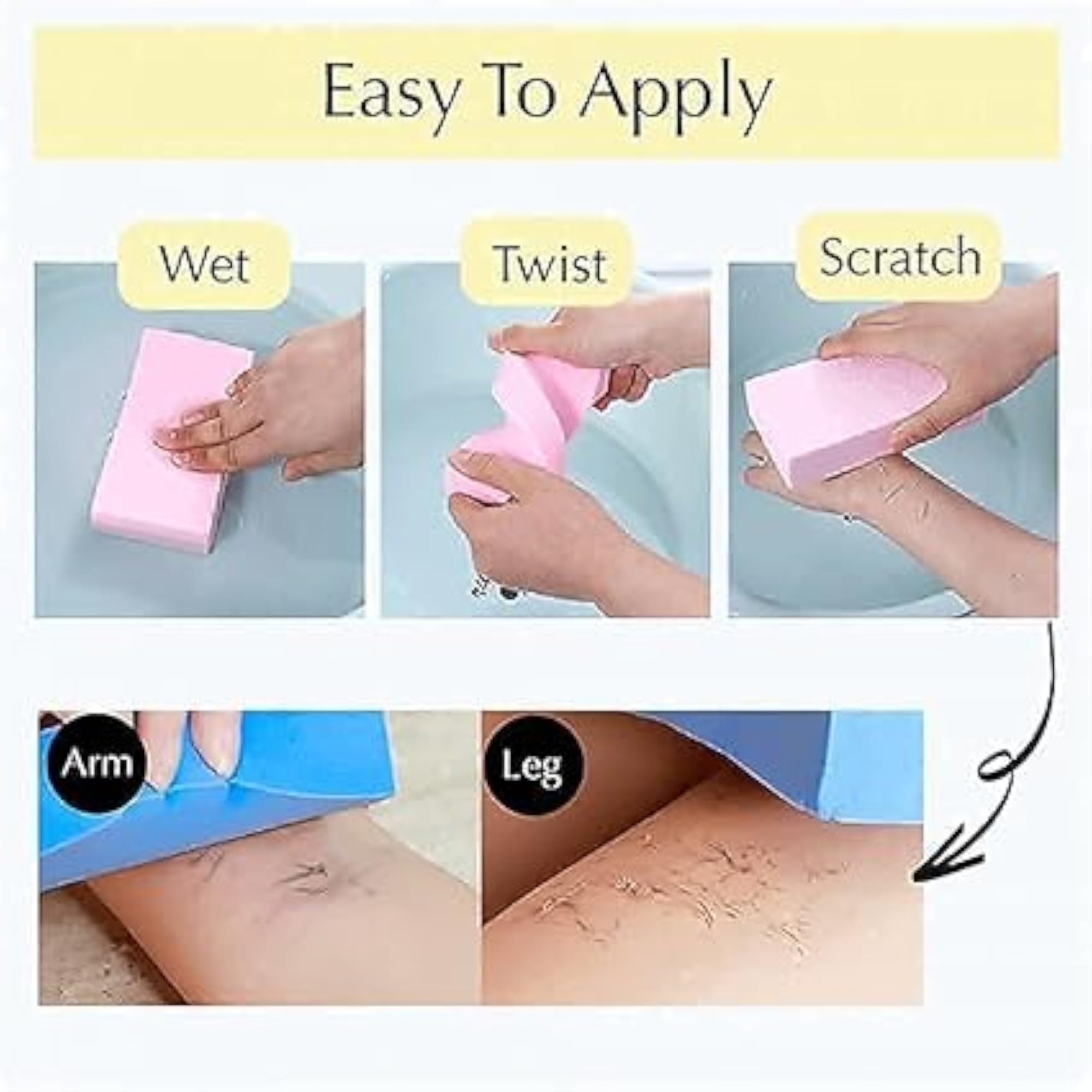 Exfoliating Bath Sponge, Deep Cleansing Body Scrubber