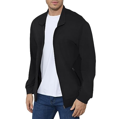 CTU Mens Sweatshirt Full Zip Active Stretchable Jacket Lightweight Long Sleeve Jacket - Image 6
