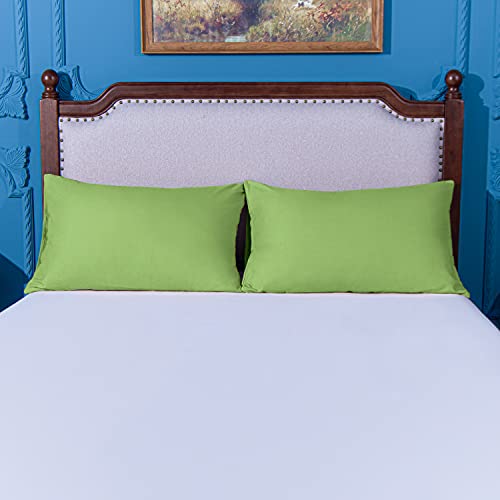 Image of NTBAY Queen Microfiber Pillowcases, 4 Pack, 20 x 30, Sage Green