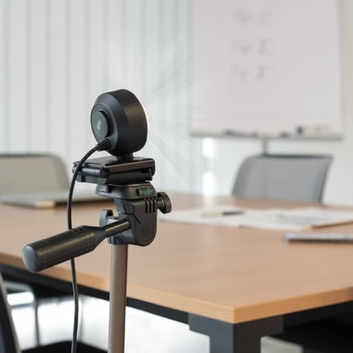 Hama Hama Webcam mit Licht, Fernbedienung, Zoom, mobil (QHD 2K PC-Kamera mit Dual Mikrofon, Streaming-Cam, Ringlicht-Webcam Abdeckung, Autofokus, 360° drehen 89° neigen, 1/4-Zoll-Gewinde f. Stativ) schwarz - Funktionsansicht 11 | 4K-Webcams