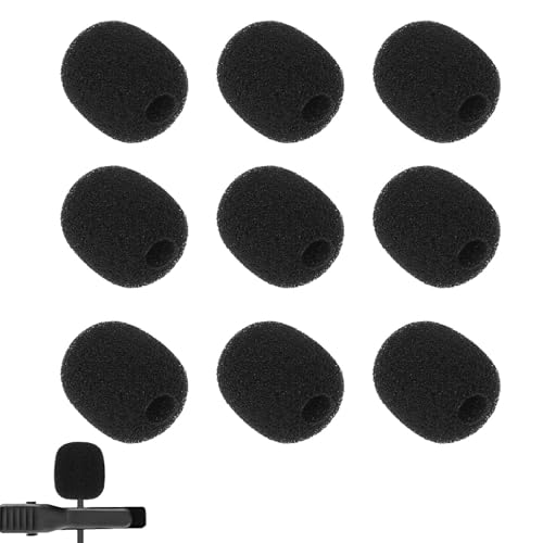 10 Pack Lapel Microphone Windscreen Handheld Microphone Cover Comfortable Micro