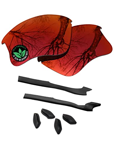 Image of Raydi Replacement Lenses & Rubber Kits for Oakley Half Jacket 2.0 OO9144 | Half Jacket 2.0 XL Rectangular Sunglasses