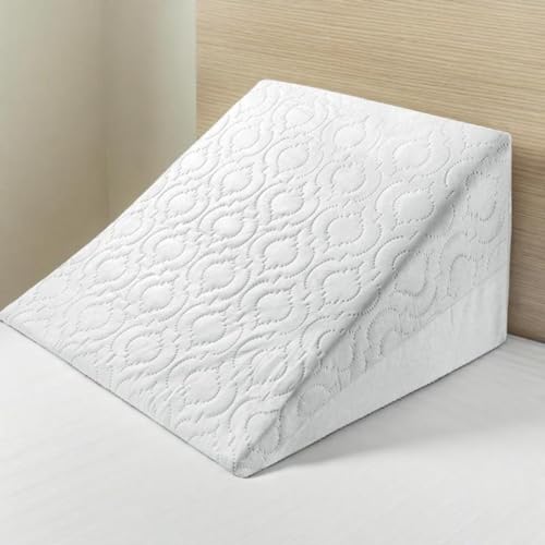Go4Demand Premium Orthopedic Bed Wedge Pillow - Incline Support for Acid Reflux, Back Pain, and Snoring - Comfortable Wedge Cushion with Washable Cover - Ideal for Reading, Sleeping (20X18X11)