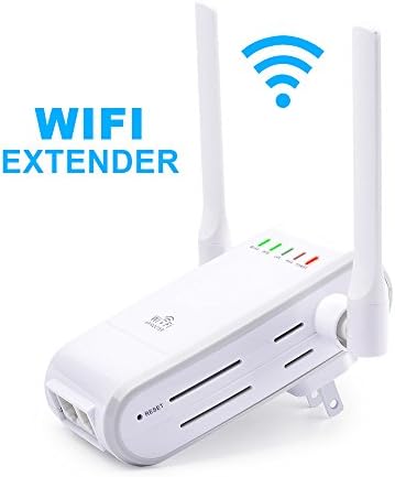 ENOD Wifi Range Extender Wireless Access Point / Wifi Router Wireless N Mini AP Router Network Booster Dual External Antenna Complies with IEEE802.11n/g/b Standard, White