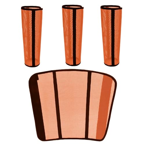 Botas ajustables para transpiración de caballos con bandas protectoras antimoscas 6