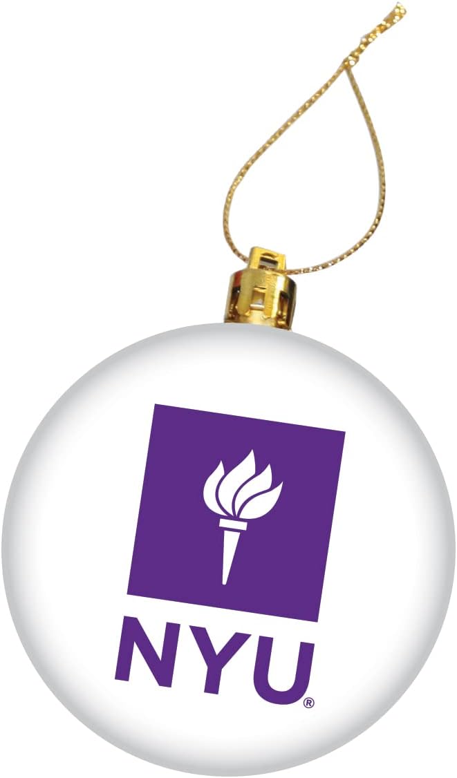 NY University Holiday Christmas Ornament