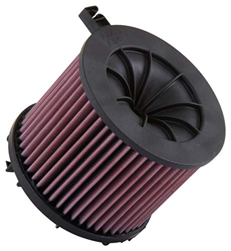 K&N Tauschluftfilter kompatibel mit Audi A4 (8W/B9) / A5 (F5) / Q5 (FY) 2.0 (Diesel inkl. Quattro) 2016- (E-0648)