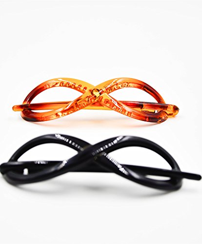 Prettyou Small Size 4.7" No Slip Effortless Twist Hair Clips For Women, Pack Of 6 #TOP1