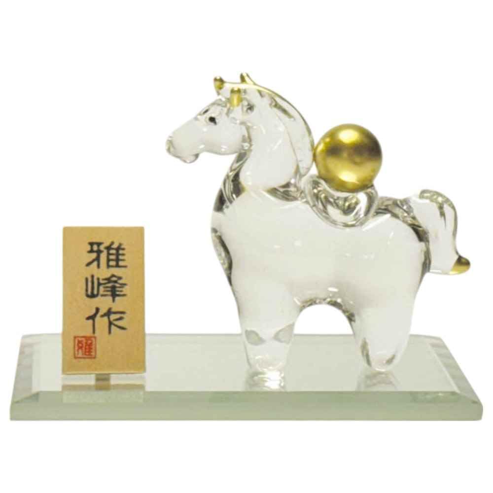 備前焼　午　馬　置物　　服 新品 陶芸 備前焼 作家作品（裏印あり）干支の午馬 馬の置物 高