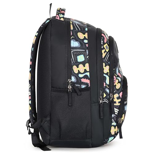 Image of BEAUTY GIRLS BY HOTSHOT FLORAL 1594|SCHOOL BAG|TUTION BAG|COLLEGE BACKPACK|LARGE SIZE|WATER RESISTANT|19 INCH|FOR GIRLS & WOMEN|36 LITERS BACKPACK