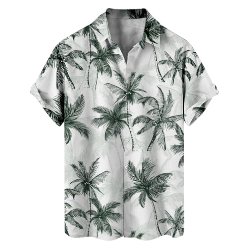 Chemise hawaïenne homme fleurie pour des vacances à la plage et soirées d'été décontractées