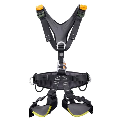 SOB Harnais d'escalade Baudrier Escalade d'alpinisme Harnais de Sécurité Harnais de Travail Aérien Sauvetage équipement de Protection Anti-Chute