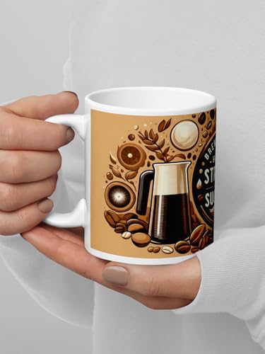 Image of Better Gift Flowers Brew Your Coffee Mug, Round Shaped Multicolor Themed Coffee Mugs, Mug for Gifting, Gifting Items for Family, Friends & Closed Ones