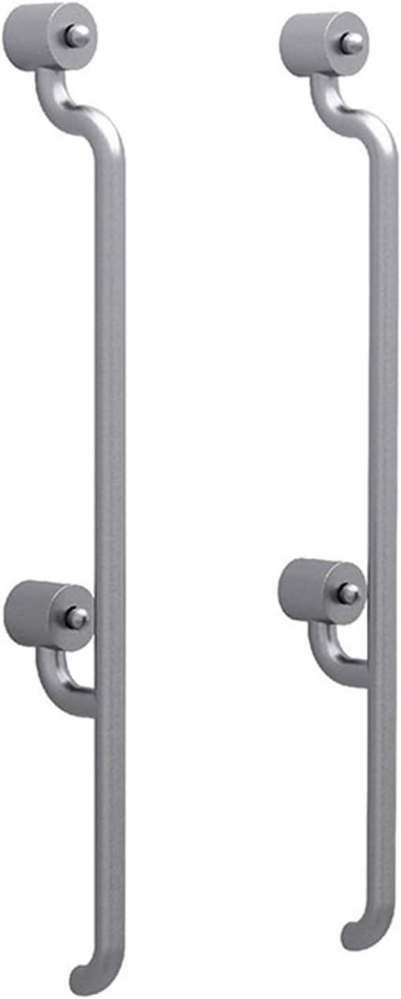 One Pair Gate Handle, Vintage Stainless Steel Gate Pull Handle, Sliding Door Handle Interior, for Kitchen, Cabinet, Bathroom, Closet, and Easy Install, Indoor, Outdoor