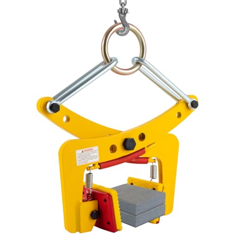 Granite Slab Lifting Clamp, Heavy Duty 617lbs Stone Lifting Clamps Lifting & Installing Concrete Blocks, Adjustable Marble Lifting Stone Slab Lifter Vertical Lift Clamp Slate Clip Tools