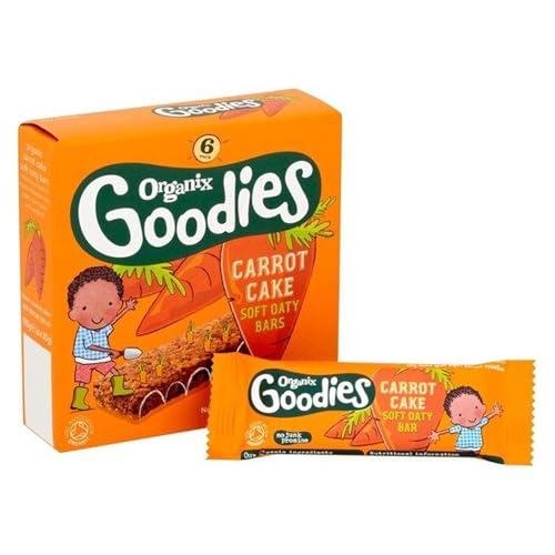 Organix Goodies From 12+ Months Organic Carrot Cake Soft Oaty Bars, 30g