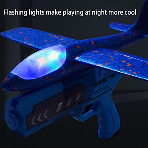 Brinquedo lançador de avião - 2 Flight Mode Catapult Plane Toy for Kids | Brinquedo voador de espuma