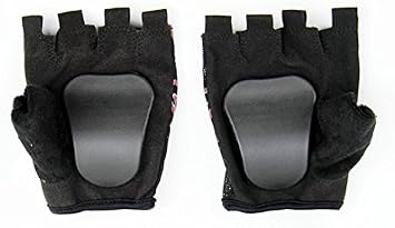 Flying Eagle Fingerless Skate Gloves - Comfortable Inline Skating Glove, Roller Skate Protective Gear Adult for Longboard Sport Glove, Fingerless Skateboard Gloves for Men & Women