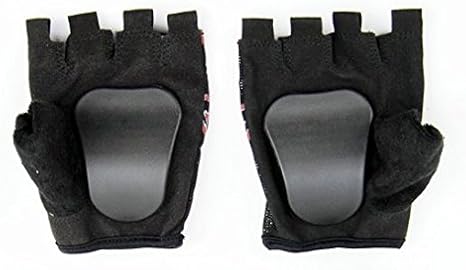 Flying Eagle Fingerless Skate Gloves - Comfortable Inline Skating Glove, Roller Skate Protective Gear Adult for Longboard Sport Glove, Fingerless Skateboard Gloves for Men & Women