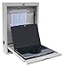 Omnimed 291559-LG Laptop Wall Desk, Light Grey