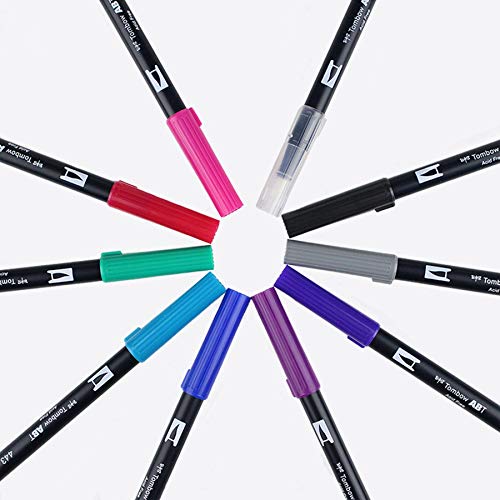 Image of Tombow Abt Dual Brush Pen Set Of 10, Galaxy, Multicolor