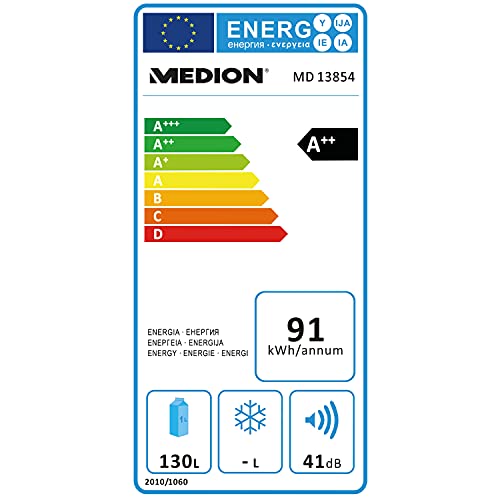 Medion MD 13854 frigorifero argento