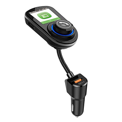 YONGYAO Salida Dual USB 5V Coche Bluetooth V.5.0 Soporte de Reproductor de Mp3 U-Disk/TF - Coched