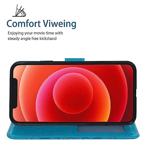 Coque iPhone 12 Mini antichoc étui bleu anti-rayure avec verre trempé - 3