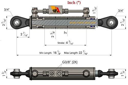 Hydraulischer Oberlenker Ersatzteile Kategorie 1-1