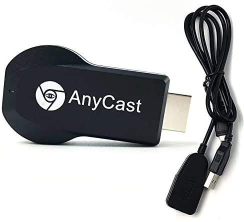 Anycast 1080P HDMIミラーキャスト ドングルレシーバー クロームキャスト TVキャストエニーキャスト モード切り替え不要 ミラーリング簡単接続可 大画面 1080P 高画質動画転送 ミラーキャストレシーバー ワイヤレス 無線HDMIアダプター スマホテレビ接続 Miracast AirPlay Chrome アプリ互換性あり iOS＆Android＆Windows＆MAC OS対応