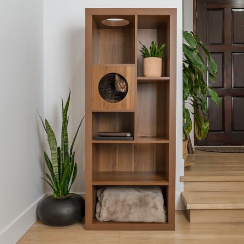 Estante árbol para gatos multi-niveles 148.59 cm blanco miniatura 6