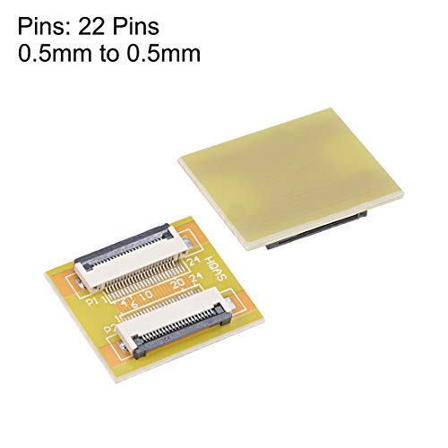 uxcell conector extensión 22 pines 0.5mm pitch FPC miniatura 2